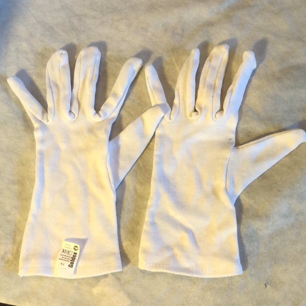 🧤Goldex white versatile soft small insert gloves